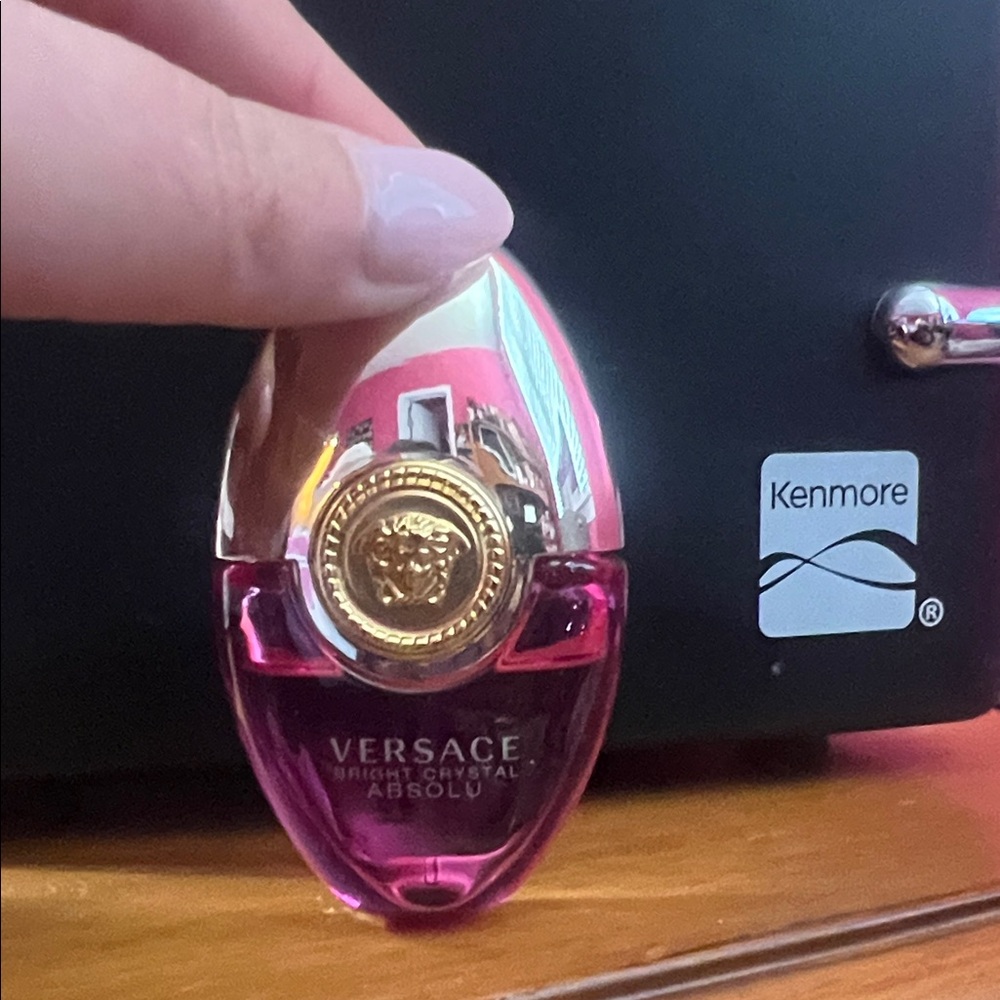 Versace Bright Crystal Absolu Pink and Gold Bottle - Picture 2 of 3